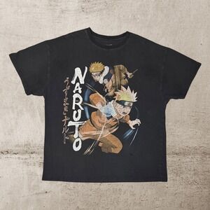 Rare GOAT Crew‎ x Naruto Uzumaki Vintage Graphic T-Shirt Adult Medium Anime 2002